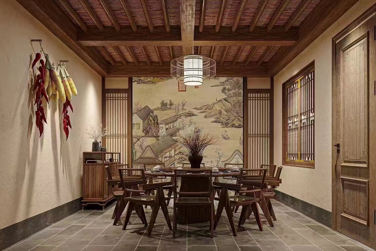 農(nóng)家樂(lè)小院餐廳該怎么裝修設(shè)計(jì)才好？